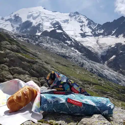 Flax & Stitch - Reusable Lunch Wrap in the Alps