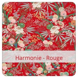 F&S Bread bag in fabric: Harmonie - Rouge